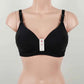 Ladies Embroidered Cotton Bra - Full Coverage Non-Wired Bralette