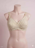 Premium Pure Cotton Non-Padded Everyday Bra - High Support & Full Coverage