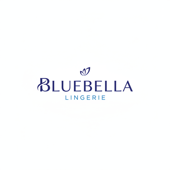 Bluebella undergarments logo with white background